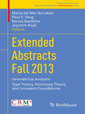 cover image of Extended Abstracts Fall 2013
